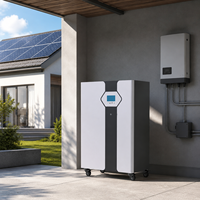 Batería Solar Doméstica con Ruedas SY 51.2V 314Ah 16kWh LiFePO4 con WiFi BMS, Kit de Instalación, Pedido al por Mayor