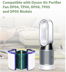 Remplacement compatible avec le <span class=keywords><strong>purificateur</strong></span> d'air <span class=keywords><strong>Dyson</strong></span> TP04 / <span class=keywords><strong>HP04</strong></span>/DP04, filtre à charbon HEPA en verre combi 360 - Product Image 3
