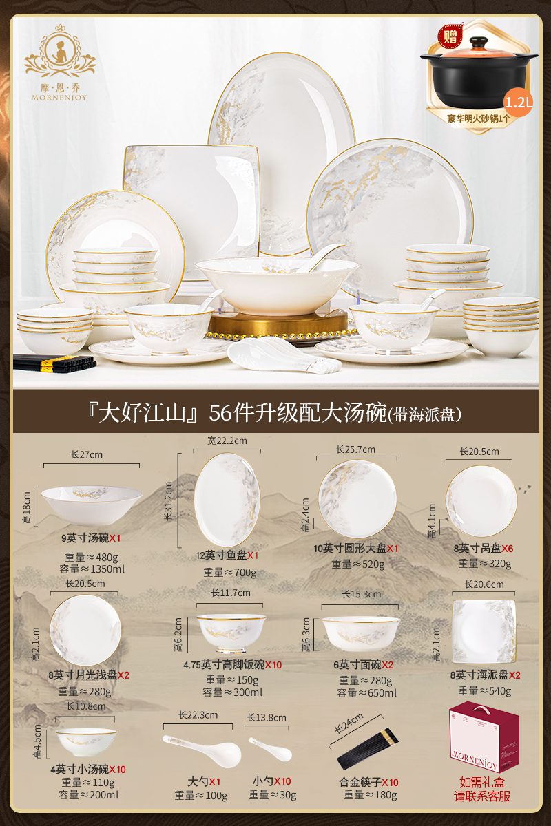 recommandation du gérant du magasin - ensemble de bols à soupe pour 10 personnes