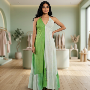 Robes pour femmes, mode féminine, robe en rayonne lurex en gros, robes maxi bohèmes d'Inde, vestidos elegantes, boutique en ligne - Product Image 2