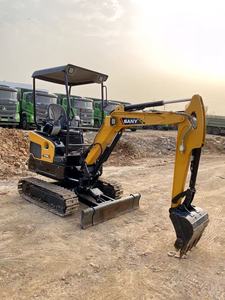 Excavadora Usada Sany SY16C, Mini Excavadora Hidráulica de Orugas, Motor Yanmar Euro IV, SY16U, Mini Excavadora con Cabina Abierta para Agricultura con Certificación CE - Product Image 5
