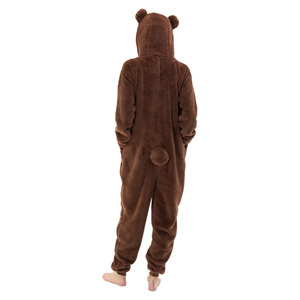 Vendita calda pigiami animali in flanella da <span class=keywords><strong>donna</strong></span> con stampa orso pigiami in <span class=keywords><strong>peluche</strong></span> con un ordine minimo di 3 pezzi - Product Image 4