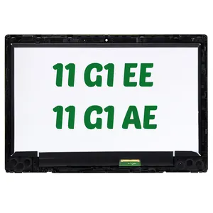 HP Chromebook x360 11 G1 AE 11-AE004TU 11-AE005TU 11-AE010NR 928588-00111.6inと互換性のあるGBOLELCDタッチスクリーンアセンブリ
