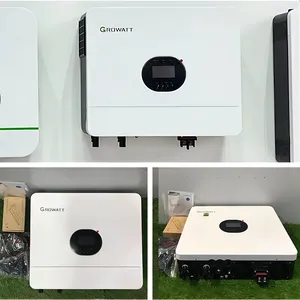 Growatt SPF 6000 ES PLUS 6Kw 48V DC 2 MPPTs Lithium Lead-Acid Battery Hybrid Off Grid Solar Inverters