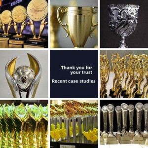 Trofeo Personalizzato con Apertura a Stampo, Design Creativo, Forma Personalizzabile, Elettroplaccatura, Personalizzazione Privata per Premi e Commemorazioni - Product Image 2
