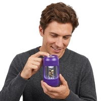 Broyeur de tabac à herbes en plastique personnalisé avec pot à Led, stockage de tabac Portable, pot grossissant à Led avec broyeur à herbes