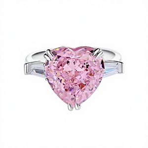 Anillo de Plata de Ley S925 Chapado en Oro con Circonita Rosa, para Compromiso, Boda, Aniversario o Regalo - Product Image 4