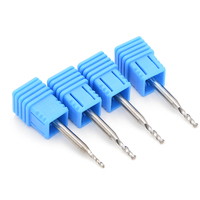Mata Bor PCB Karbida 3.175 Shank untuk Cetak Papan Sirkuit Mini CNC, Set Mata Bor Ukir Mikro