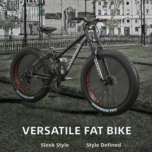 <span class=keywords><strong>26</strong></span> 27,5 29 4,0 Marco de aleación de neumáticos 21 Cable de velocidad Freno de disco MTB Mountain Fat <span class=keywords><strong>Bike</strong></span> Bicicleta de nieve - Product Image 1