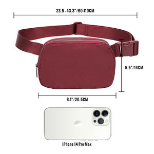 Venta al por mayor de <span class=keywords><strong>riñonera</strong></span> unisex de nailon mini <span class=keywords><strong>riñonera</strong></span> con correa ajustable cierre de cremallera <span class=keywords><strong>para</strong></span> viajar <span class=keywords><strong>correr</strong></span> senderismo - Product Image 3