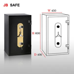 JB High Security Electric Digital Metal Fireproof Home Office Safe Box