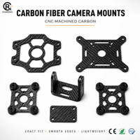 Plaques en fibre de carbone tissée sergé usinées CNC sur mesure 2026, finition mate, qualité durable / Cadre de drone en fibre de carbone