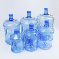 Bouteille d'eau en plastique sans BPA écologique de 11,3 L, 15 L, 17 L, 18,9 litres avec poignée pour les systèmes d'eau potable au bureau et à la maison