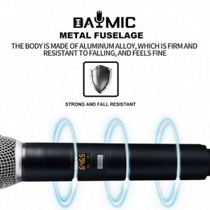 Microphone sans fil OEM d'usine 2.4G S58 pour carte son, mixeur audio, PC, podcasting, système de microphone sans fil - Product Image 4