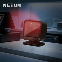Escáner de Código de Barras de Escritorio Automático de Alta Velocidad NETUM, con Sensor Omnidireccional 2D, Manos Libres, Lector de Códigos QR USB DP9280, Stock, 1 Año de Garantía