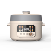 Cuisinière électrique à pression numérique 4L 1300W avec contrôle tactile, service OEM/ODM, cuve intérieure en aluminium avec revêtement antiadhésif