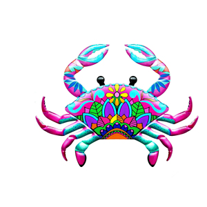 New Metal <strong>Crab</strong> Wall Sculpture Hanging Craft Decor Iron Sea Animal Wall <strong>Ornament</strong> for Home Party Bar Decoration - Product Image 6