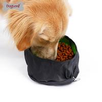 Bol de Voyage Portable Pliable Écologique pour Chien, Grand et Petit, en Nylon Imperméable, Forme Bouteille Arrondie, Léger et Simple