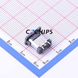 KH-TYPE-C-L9.3-16P-STM USB Connector SMD Connector Type-C Vertical Mount 16P - Product Image 2