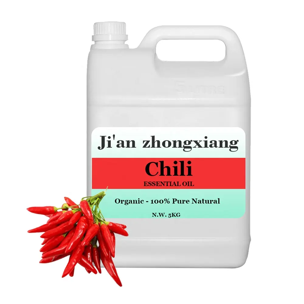 Bán buôn tự nhiên 100% tinh khiết tự nhiên capsaicin dầu ớt nóng tinh dầu hoặc Ớt Đỏ dầu cho massage