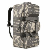 Sac à dos tactique en nylon avec panneau dorsal souple et coussin d'air pour la ceinture lombaire