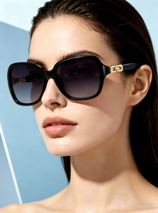 Lunettes de <span class=keywords><strong>soleil</strong></span> rectangulaires de luxe de conception italienne, lunettes de <span class=keywords><strong>soleil</strong></span> de créateur pour femmes, polarisation UV400, grandes lunettes de <span class=keywords><strong>soleil</strong></span> pour les <span class=keywords><strong>voyages</strong></span> quotidiens - Product Image 2