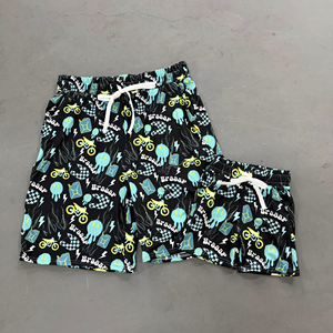 Custom Camouflage Print Mid Waist Breathable Adult Men's Summer Casual Shorts Wholesale New Designs <b>Daddy</b> and Me - Product Image 3