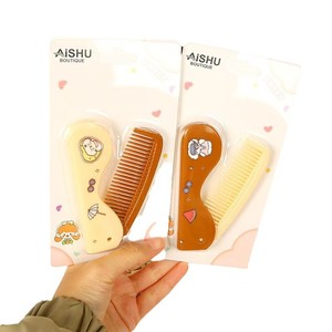 หวีพับได้ AISHU ลายการ์ตูนเรืองแสง สำหรับดูแลเส้นผมและความงาม - Product Image 5