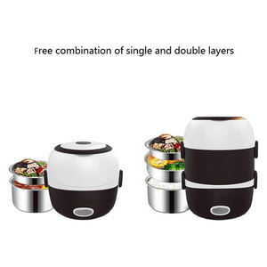 Boîte à lunch chauffante électrique thermique 2L pour usage domestique, 110V/220V, avec pot intérieur en acier inoxydable, vente en gros - Product Image 5