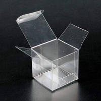 Boîtes d'emballage transparentes en plastique PVC PET PP personnalisées, boîtes cadeaux transparentes pour cosmétiques électroniques
