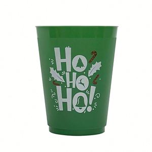 Eco-Friendly Recyclable Custom Logo Silk Screen Printed <b>Plastic</b> Stadium Mood Color Cups Promotional <b>Drinkware</b> for Advertising - Product Image 1