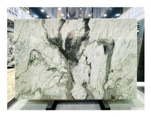 Meilleure qualité Nouvelle arrivée Carreaux de sol et de mur en pierre naturelle polie imperméable moderne Dalles de marbre vert - Product Image 1