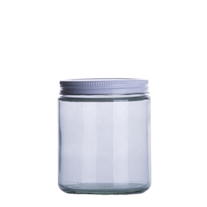 โหลแก้วใสทรงตรง8ออนซ์,พร้อมฝาเกลียวสำหรับใส่อาหารลูกกวาดน้ำผึ้งและคาเวียร์ - Product Image 4