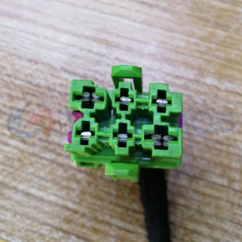 Car Connector For Volkswagen Green 6 pins CT6-0006M-5