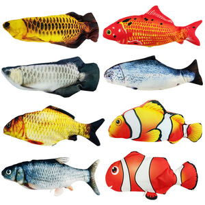 Juguete Eléctrico de Peluche con Forma de Pez, Recargable, con Movimiento y Luces, para Gatos y Mascotas, Directo del Fabricante - Product Image 1