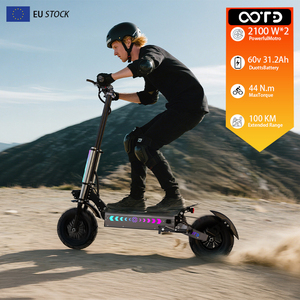 สกู๊ตเตอร์ OOTD T90 รุ่นใหม่ทรงพลัง แบตเตอรี่ 60V 31.2Ah มอเตอร์ฮับไร้แปรงถ่าน 2100W*2 ระยะทาง 100 กม. ความเร็ว 85 กม./ชม. พับได้ รุ่นเต็มรูปแบบ T90 OOTD T90 - Product Image 1