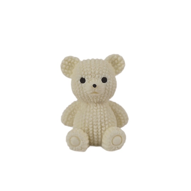 [Factory Direct Supply] Simulated Cream Glue Resin DIY Bear Ornament Cute 3D Cartoon Phone Case Accessory Handmade