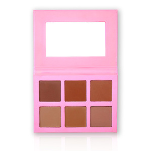Thấp moq nhãn hiệu riêng Blusher Highlighter đường viền Bronzer Palette tự làm tùy chỉnh Vegan mặt make up Bronzer & highlighters Palette - Product Image 5