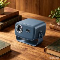 Projecteur LCD 4K Android 13 professionnel rotatif à 180 degrés HT12Pro, 120 lumens, 10 m, pour usage domestique