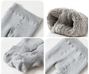Collants épais pour enfants, <span class=keywords><strong>collant</strong></span> en <span class=keywords><strong>laine</strong></span> d'agneau, de couleur unie, épais et chaud, vente en gros, hiver, - Product Image 6