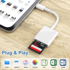 USB <b>C</b> SD Card Reader,USB 3.0 High Speed to SD Card Adapter for iPhone 15 Pro Max iPad Pro Trail Game Camera Viewer for MacBook - Product Image 5