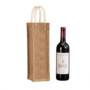 Bolso de Yute Ecológico con Correa para el Hombro, Plegable, Impermeable, con Transferencia Térmica, para Playa o Vino, para Mujer - Product Image 2