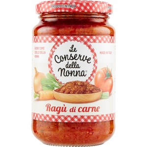 Grandma's Preserves Cooked Meat Rag with Tomatoes in 350g <b>Jars</b> 12-Piece Pack for <b>Pasta</b> Lovers - Product Image 1