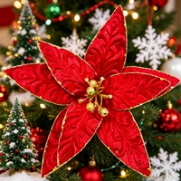 Realistische Künstliche Weihnachtsblumen im Großhandel für Weihnachtliche Blumenverzierungen