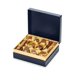 Ribbon <strong>Rectangle</strong> Luxury High End Valentines <strong>Chocolate</strong> Truffle Boxes <strong>Packaging</strong> Custom Empty <strong>Chocolate</strong> Box - Product Image 1