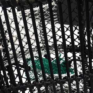 Resistente in acciaio aragosta Creel pentola per granchio zincata immersione modellata di acquacoltura trappola con telaio in acciaio per la pesca del pesce - Product Image 4