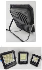 ไฟสปอร์ตไลท์ LED พลังงานแสงอาทิตย์ 100W IP67 สำหรับสวนภายนอกอาคาร ตัวเรือนพลาสติก แสงขาว 6000K ได้รับการรับรองมาตรฐาน CE พร้อมรีโมทคอนโทรล รับประกัน 2 ปี - Product Image 4
