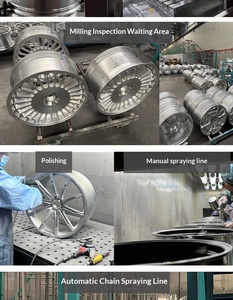 Rines de Aleación de Aluminio Forjados a Medida de 17 Pulgadas 5x112 con Diseño Multirradio Inspirado en las Carreras con Acabado Gris para - Product Image 5