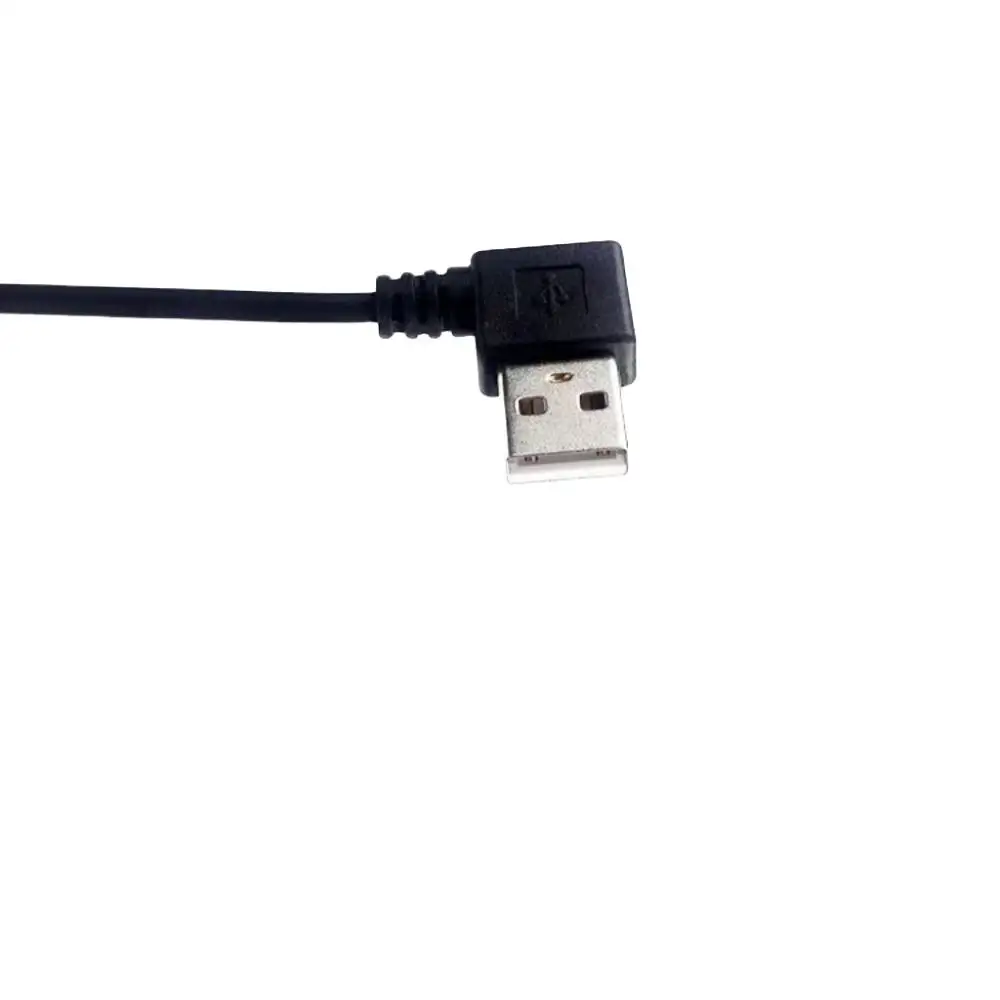 Großhandelspreis benutzerdefiniertes Logo Micro-USB-Typ c L-Form 90-Grad-Winkel Ellenbogen 2.4A Schnelles Aufladen Datenkabel für Glücksspiel