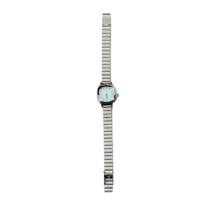 Montre pour femme haut de gamme à quartz, cadran carré petit, bracelet en acier allié, style bambou - Product Image 3